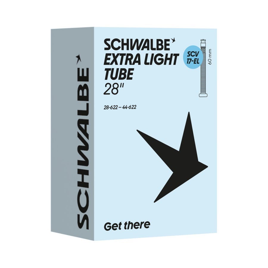 Schwalbe binnenband scv17-el 28 44-622 60mm zwart