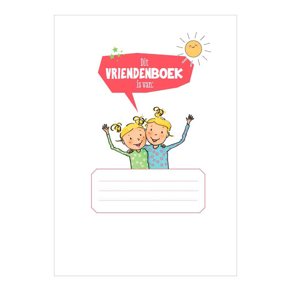 De zoete zusjes vriendenboek