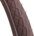Deli Tire Reifenreifen S-206 26 x 1,75" / 47-559 mm braun mit Reflektion
