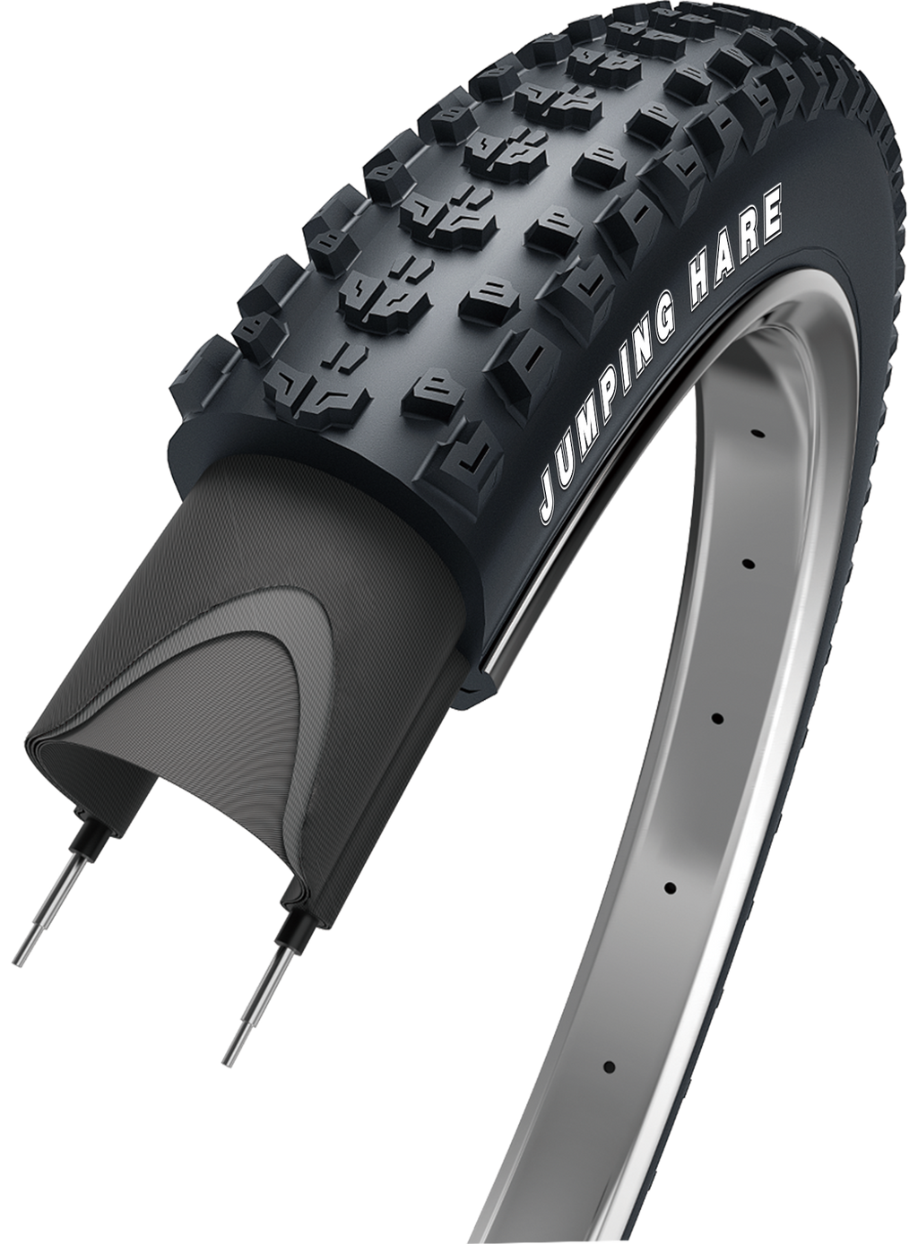 Edge vouwband jumping hare 27.5 x 2.35 60-584 - zwart