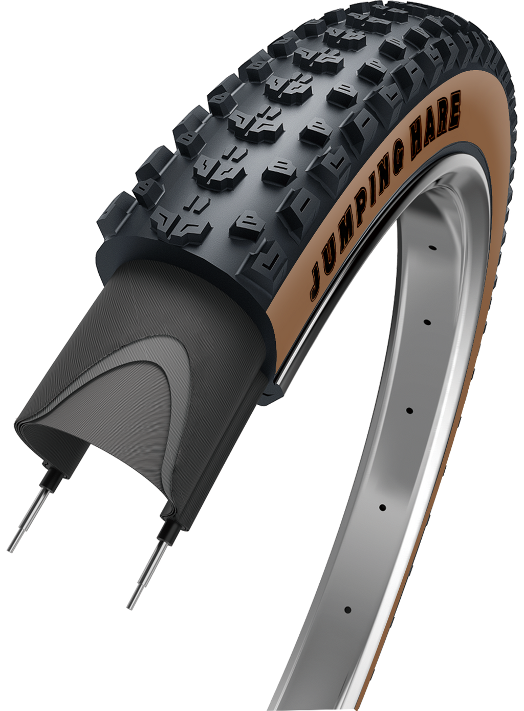 Edge vouwband jumping hare 27.5 x 2.35 60-584 - zwart bruin