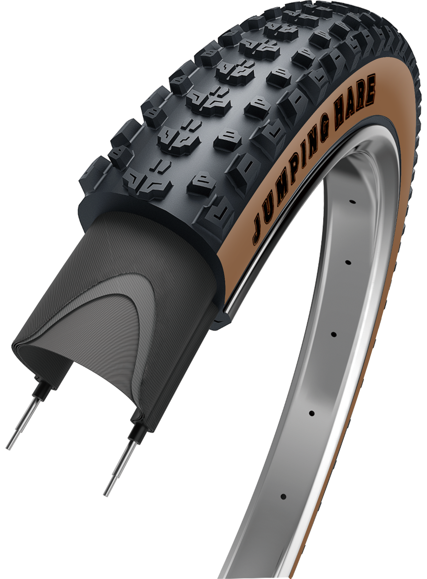 Edge vouwband jumping hare 27.5 x 2.35 60-584 - zwart bruin