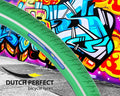 Dutchperfect buitenband dutch perfect 28 x 1.40 40-622mm anti-lek - groen met reflectie