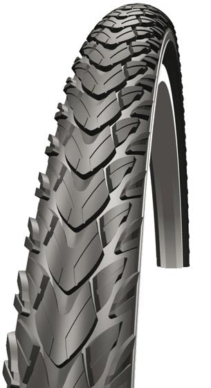 Faltreifen Schwalbe Marathon Mondial Evo DD 28 x 1,75 47-622 mm - schwarz mit reflektierenden Elementen