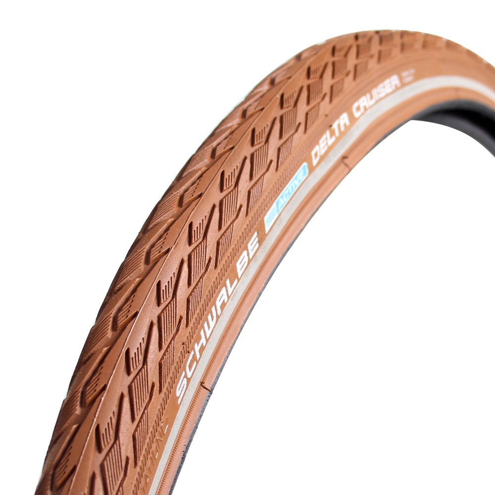 Schwalbe Drahtreifen Delta Cruiser Plus ACT 37-622 +R braun