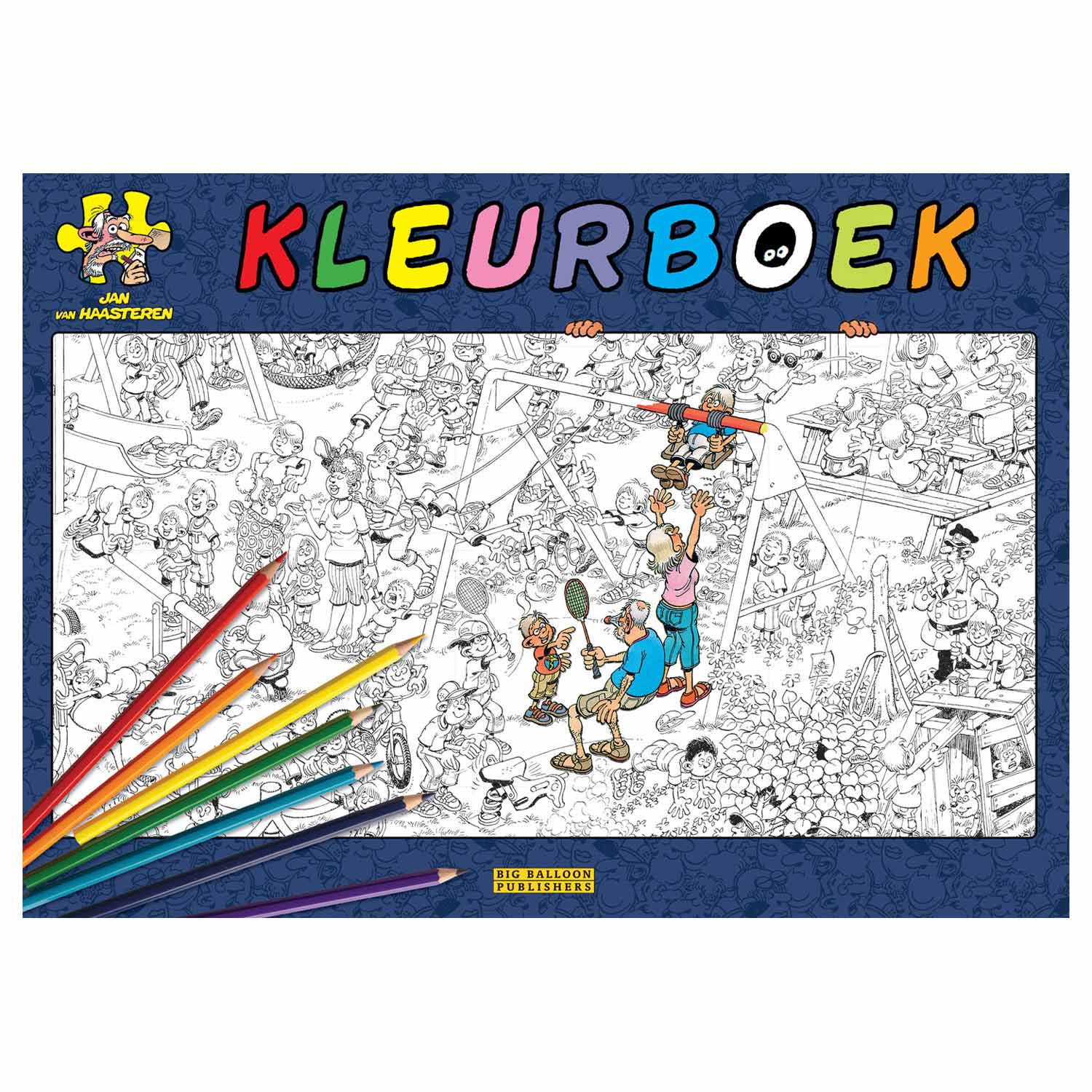 Big balloon jan van haasteren kleurboek