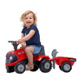 Falk case ih looptractor + aanhanger + accessoires