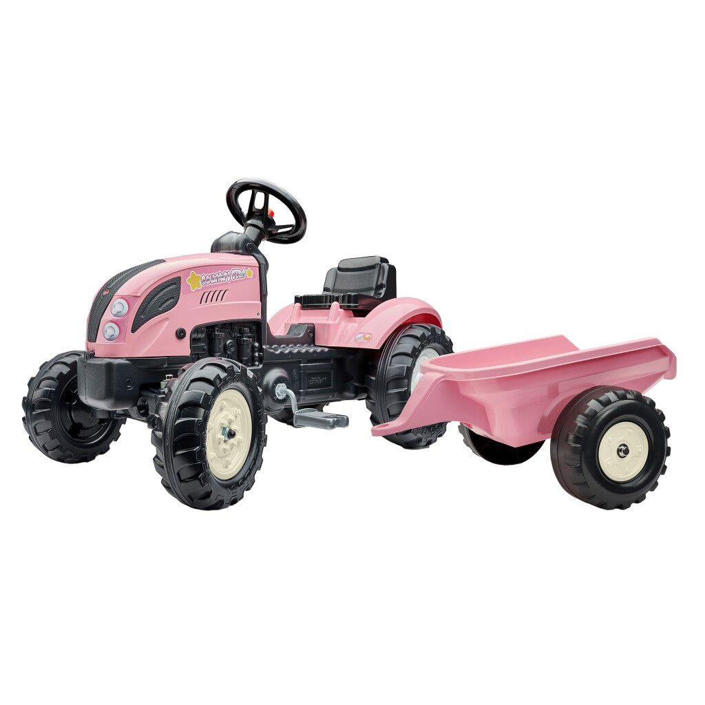 Falk Traktoren-Bauern-Set, rosa, ab 2 Jahren