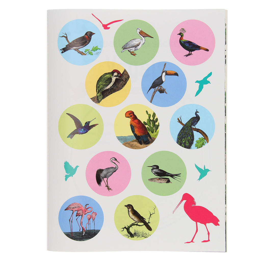 Vogels. 50 weetjes, 50 stickers.