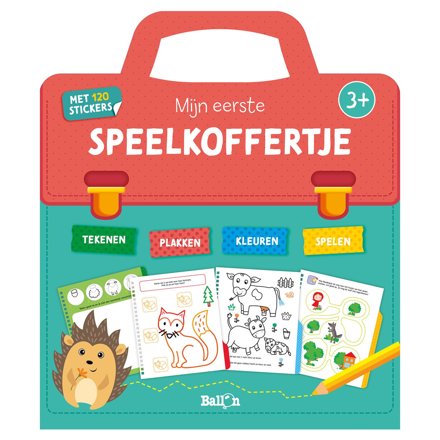 Standaard uitgeverij kartonboek mijn eerste speelkoffertje