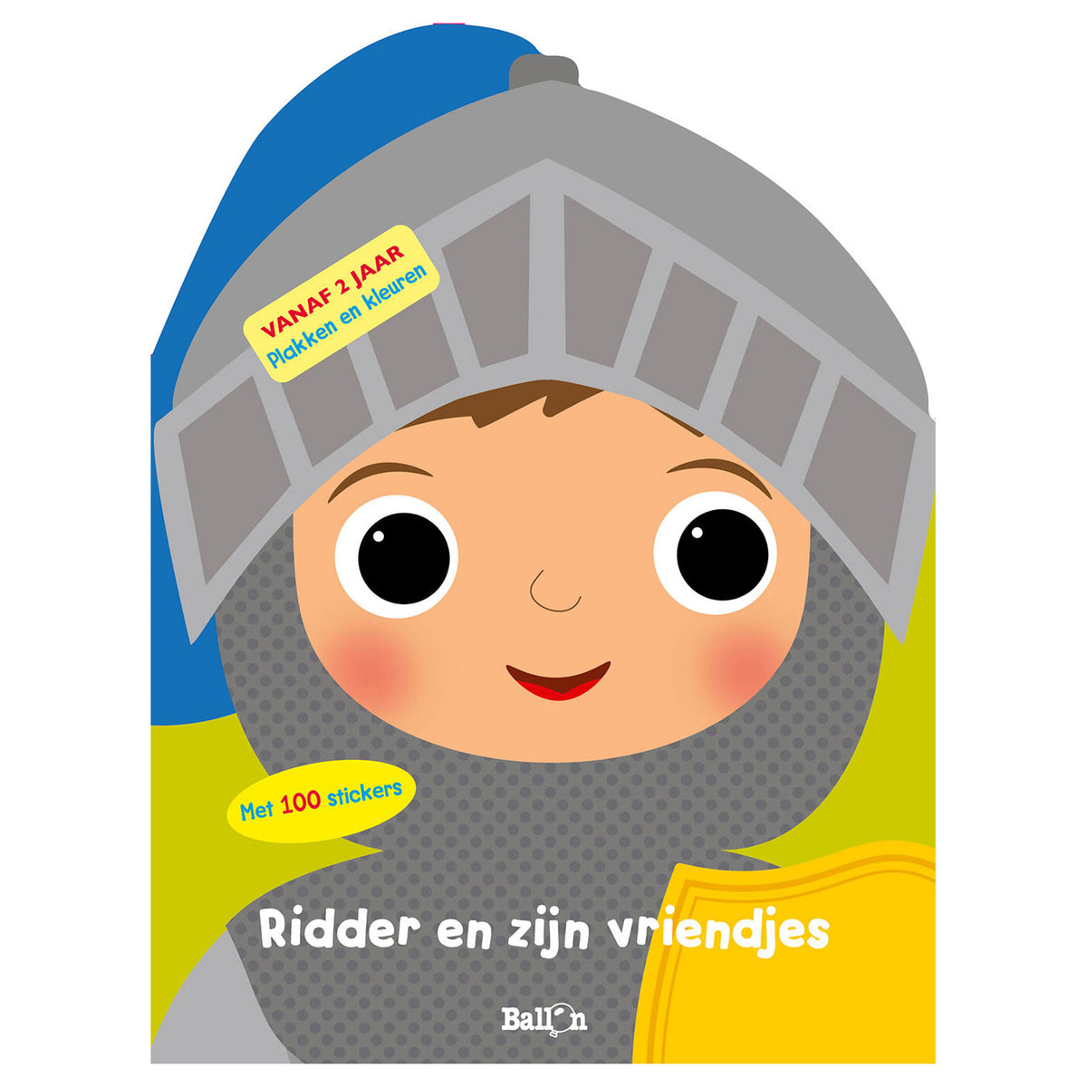 Standaard uitgeverij plakken en kleuren - ridder en zijn vriendjes