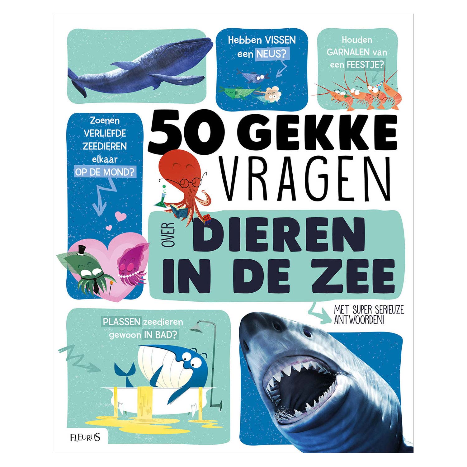 Standaard Uitgeverij 50 verrückte Fragen – Tiere im Meer