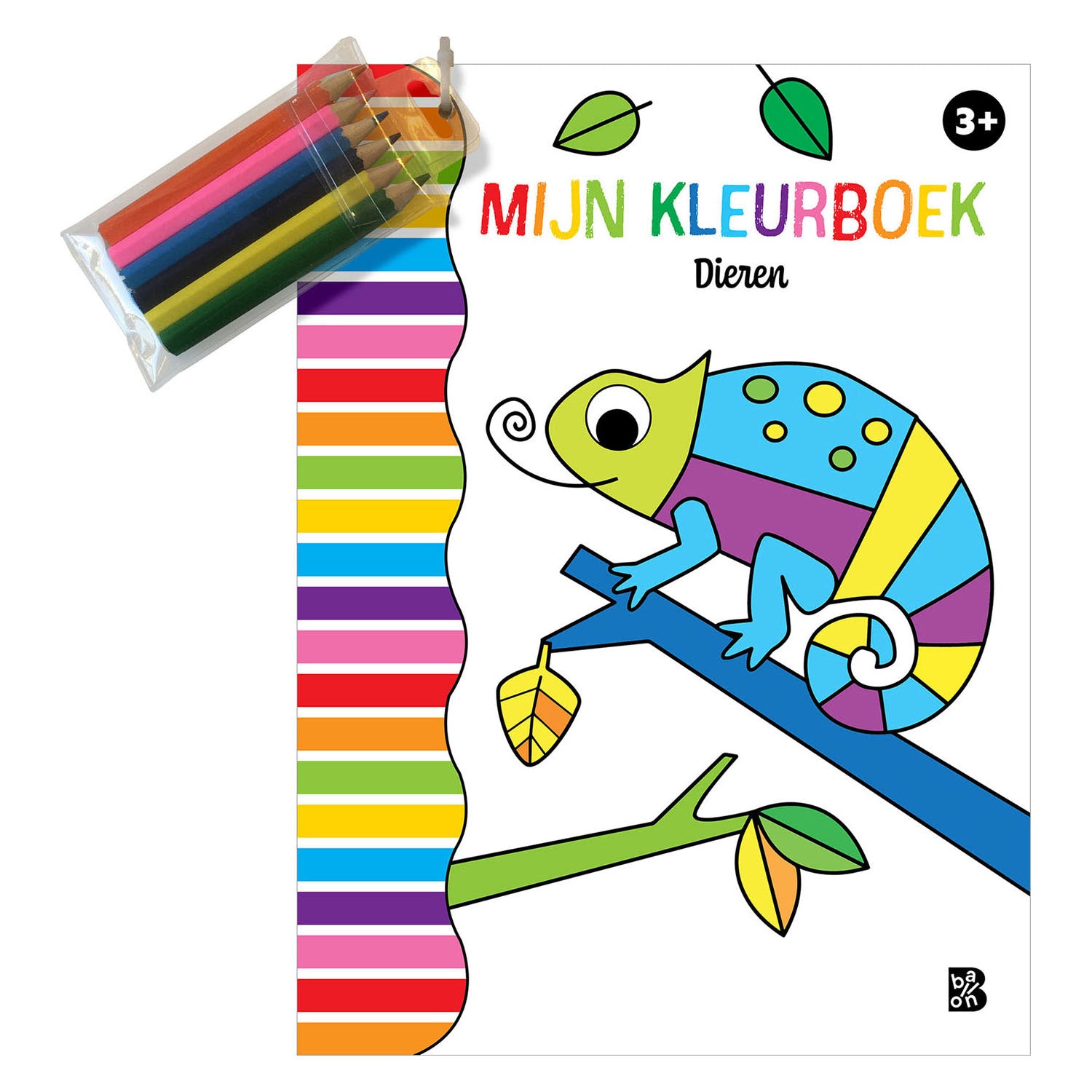 Standard Publisher Malbuch mit Buntstiften - Tiere