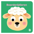 Standaard uitgeverij boerderijdieren - kartonboek met wiebeloogjes