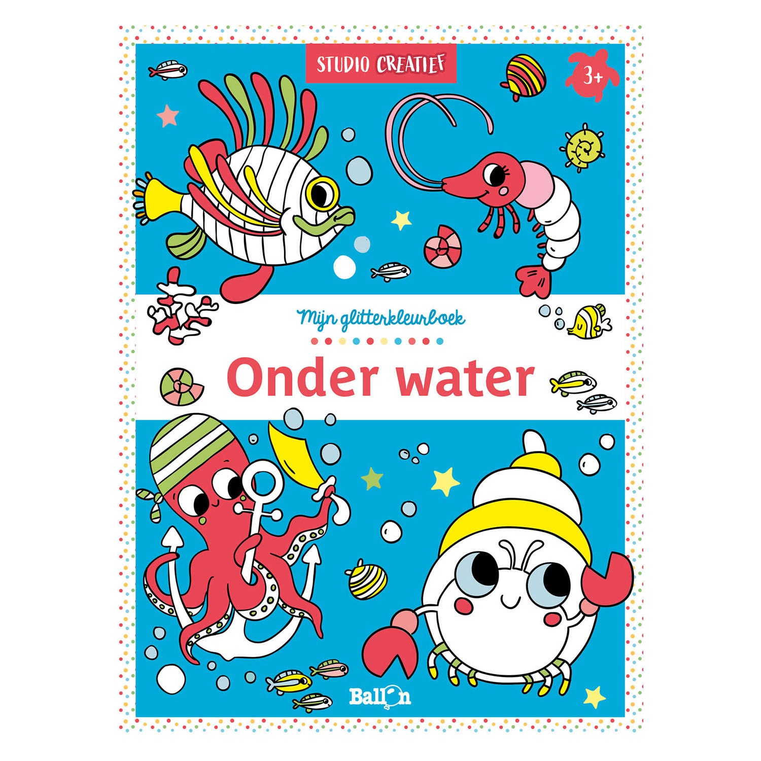 Mein Glitzer-Farbbuch unter Wasser