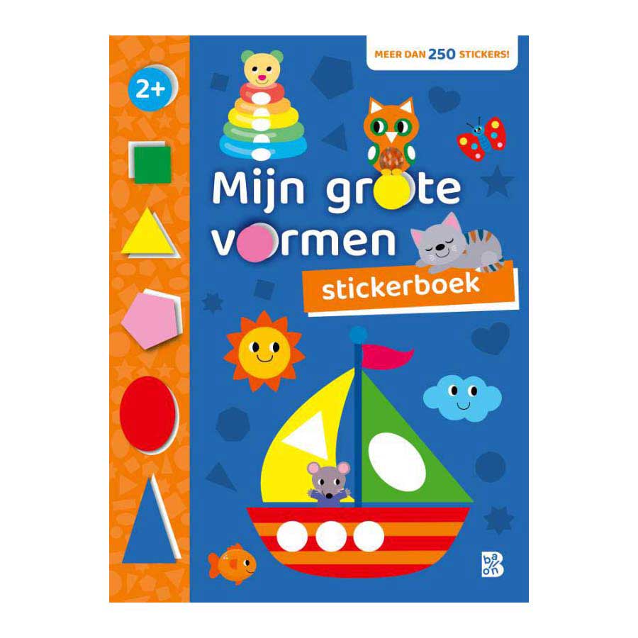 Standaard uitgeverij mijn grote vormenstickerboek 2+ | 3 stuks