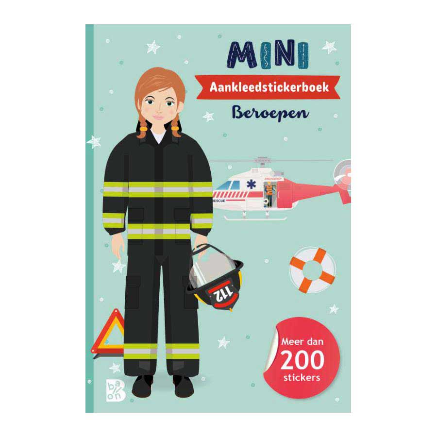 Standardmäßiges Mini-Anzieh-Stickerbuch – Berufe