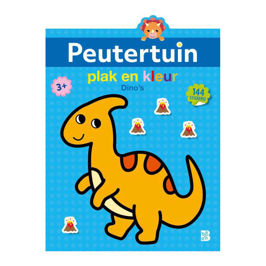 Standard Publisher Klebe- und Malbuch für Kleinkinder ab 2 Jahren: Gartendinosaurier zum Ausmalen