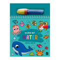 Standaard uitgeverij kleuren met water - onder water