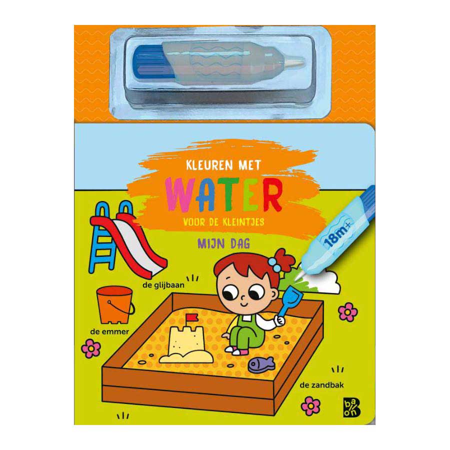 Standaard uitgeverij kleuren met water voor de kleintjes: mij | 3 stuks