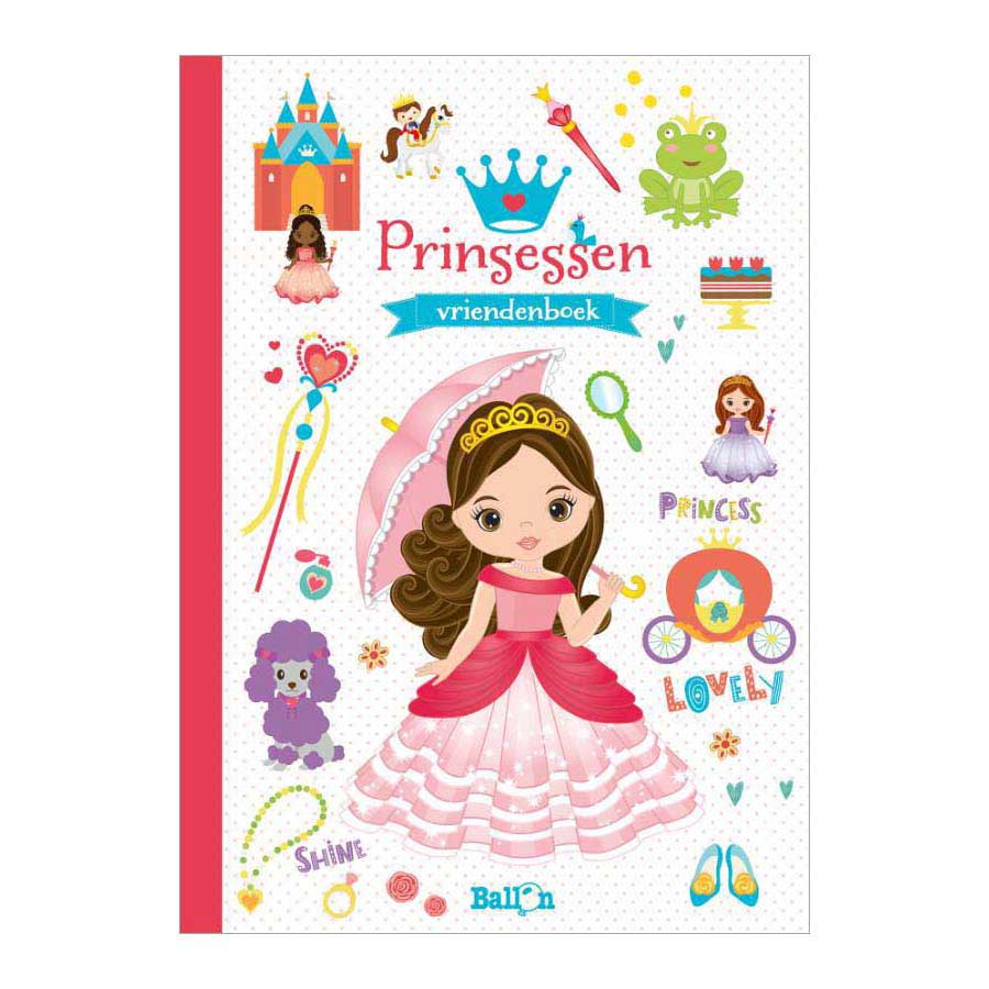 Standaard uitgeverij vriendenboek prinsessen
