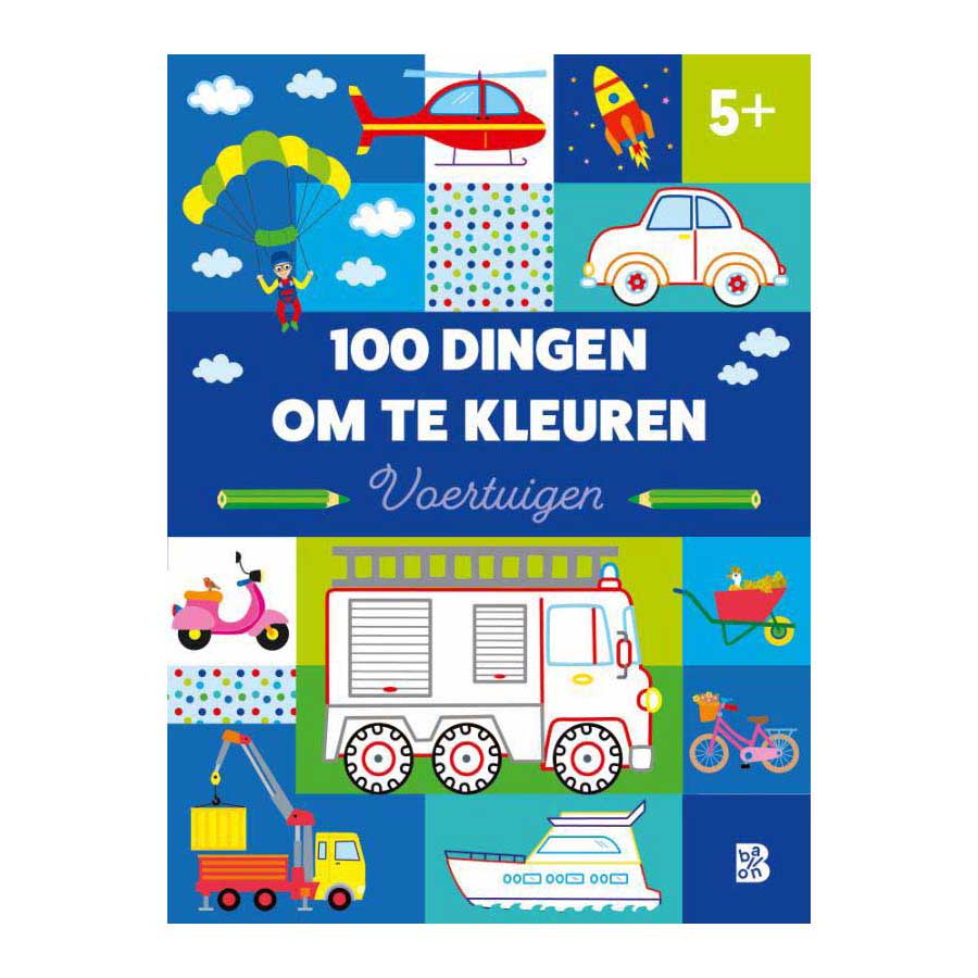 Standaard Uitgeverij 100 Dinge zum Ausmalen: Fahrzeuge (5+)