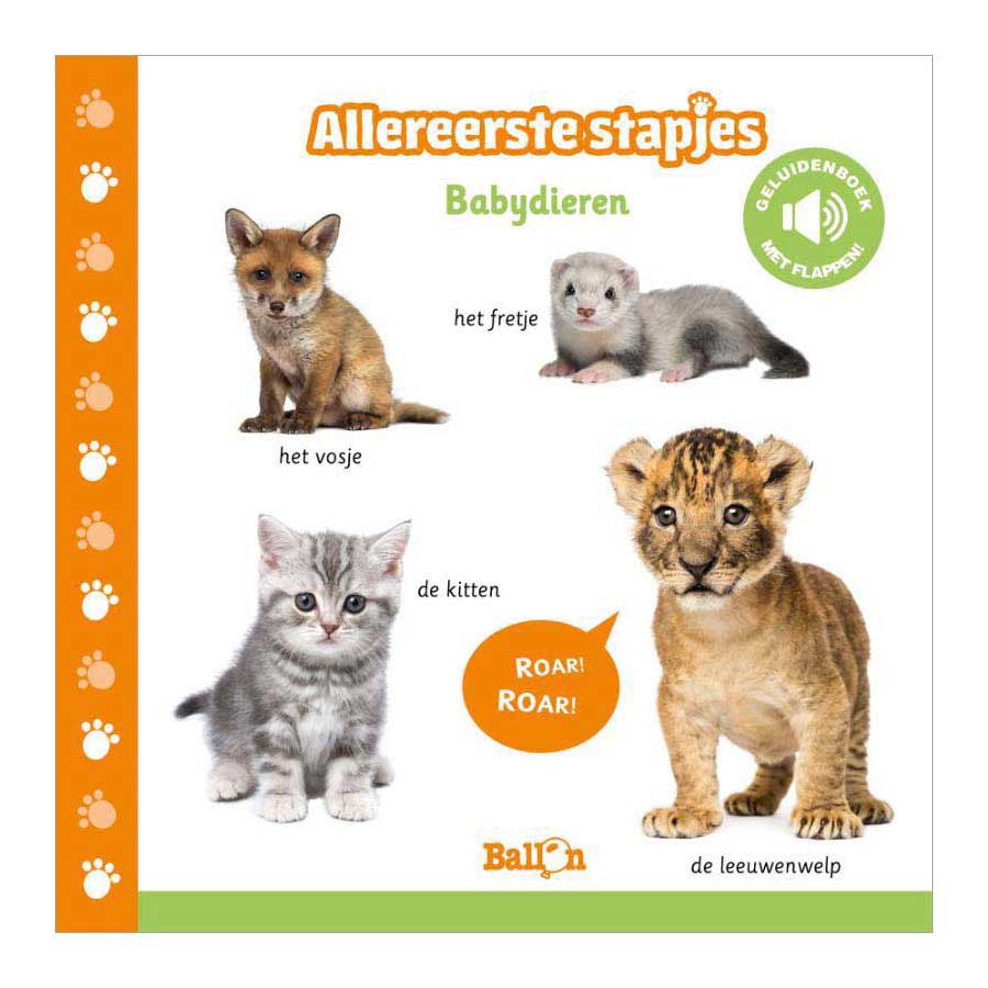 Standaard uitgeverij geluidenboek - babydieren