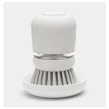 Brabantia sink side afwasborstel met zeepreservoir light grey