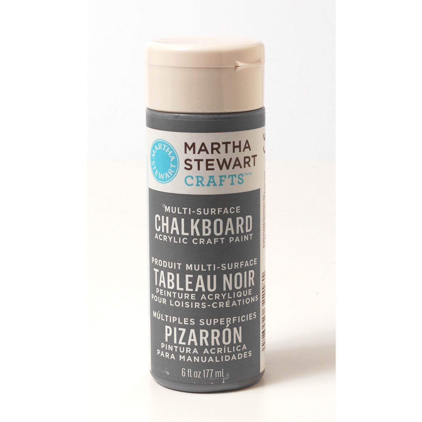 Martha stewart • krijtbord verf gray 177ml