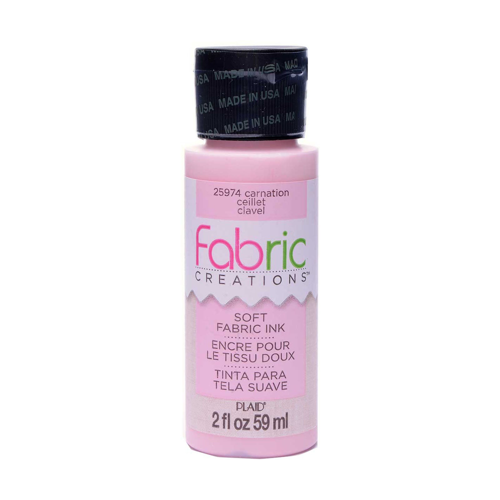 Fabric creations • soft fabric inkt 59ml carnation