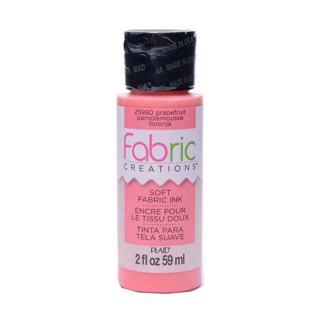 Fabric creations • soft fabric inkt 59ml grapefruit