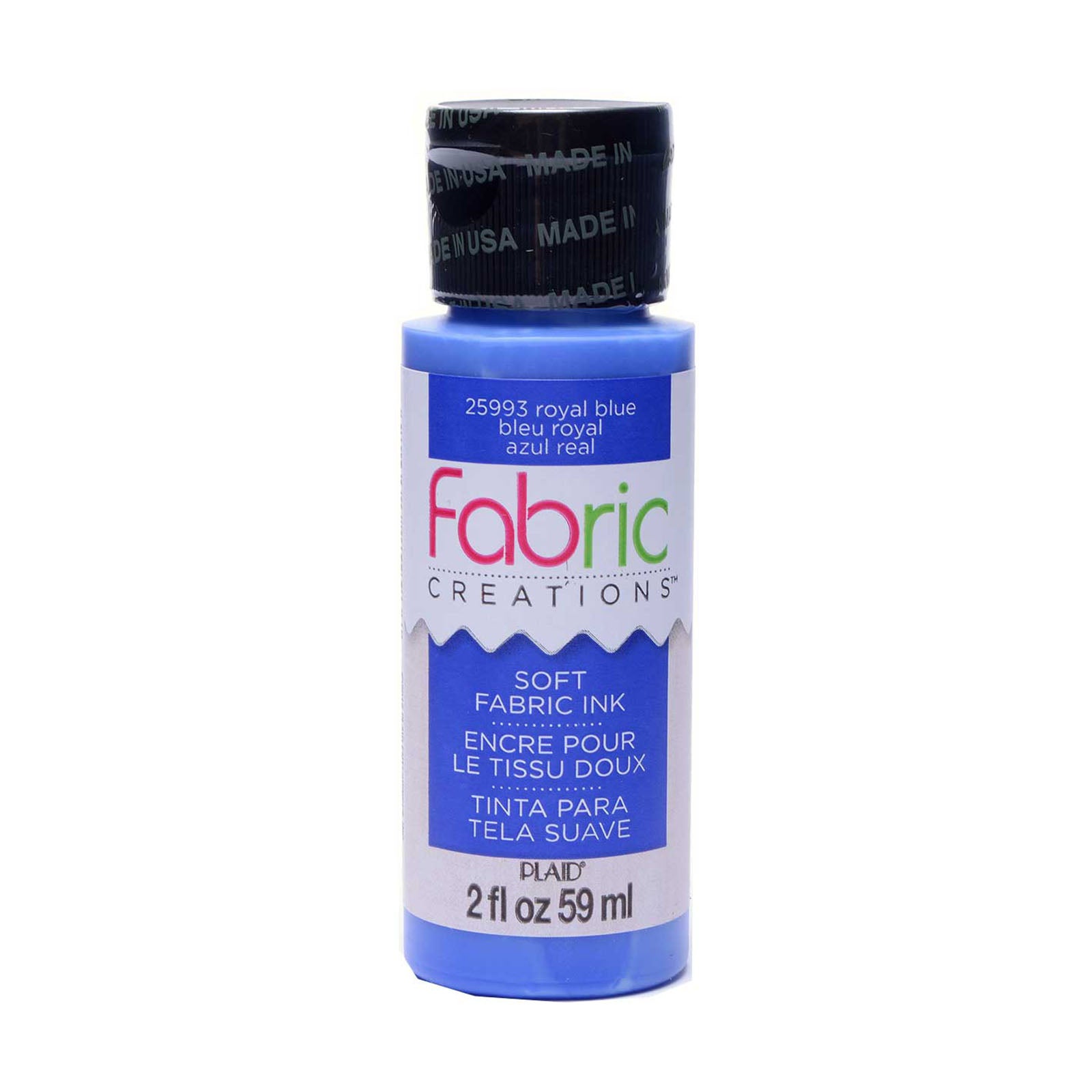 Fabric creations • soft fabric inkt 59ml royal blue