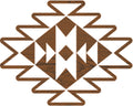 Fabric creations • block printing small 4,5x3,5cm aztec tile