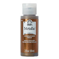 Folkart • metallic acrylic paint chocolate brown 59ml