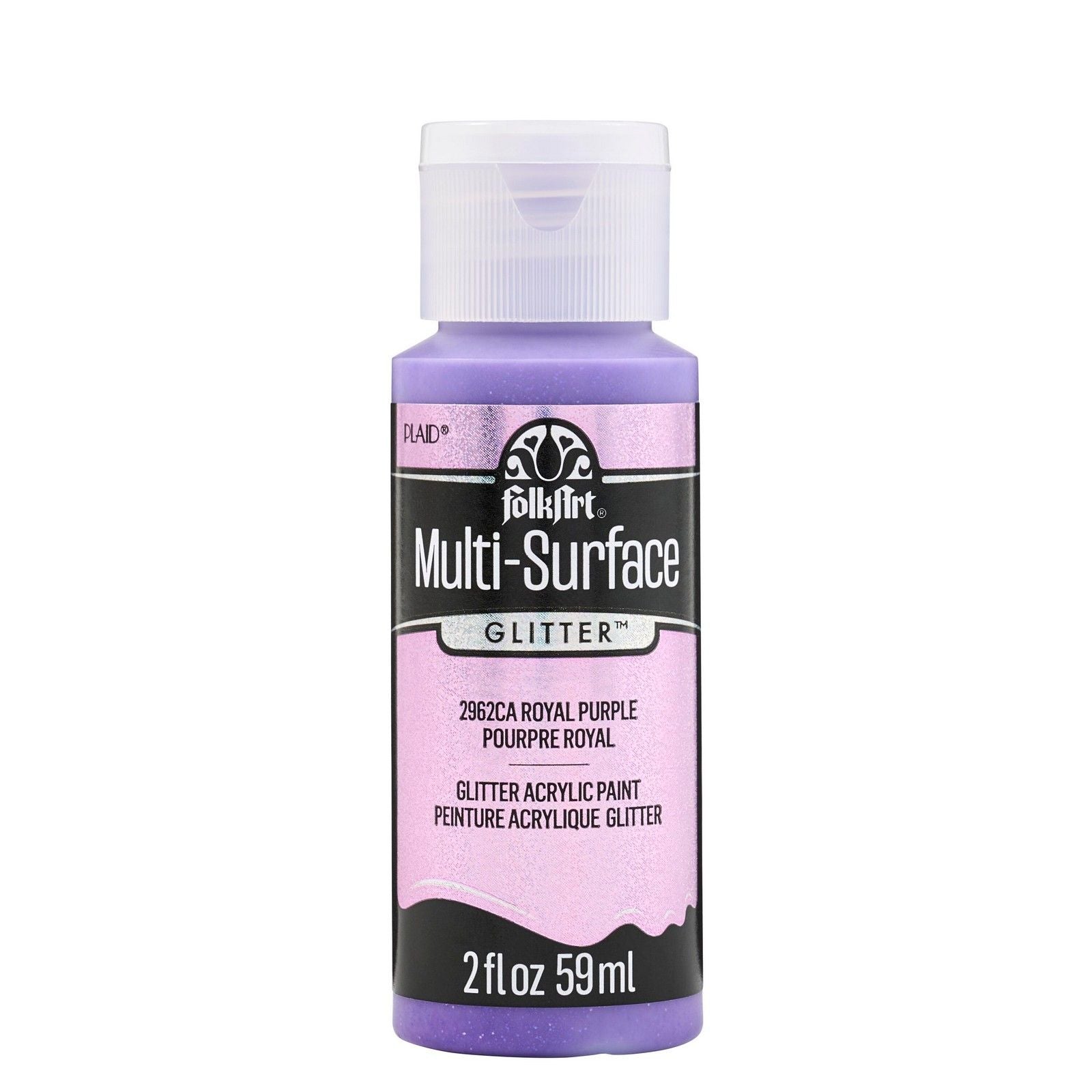 Folkart • multi-surface glitter royal purple 59ml