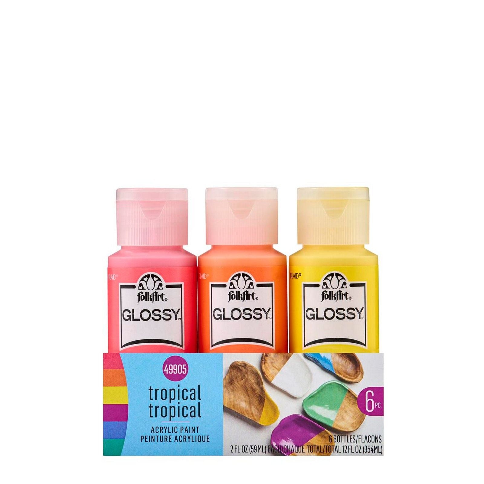Folkart • paint sets glossy 6x