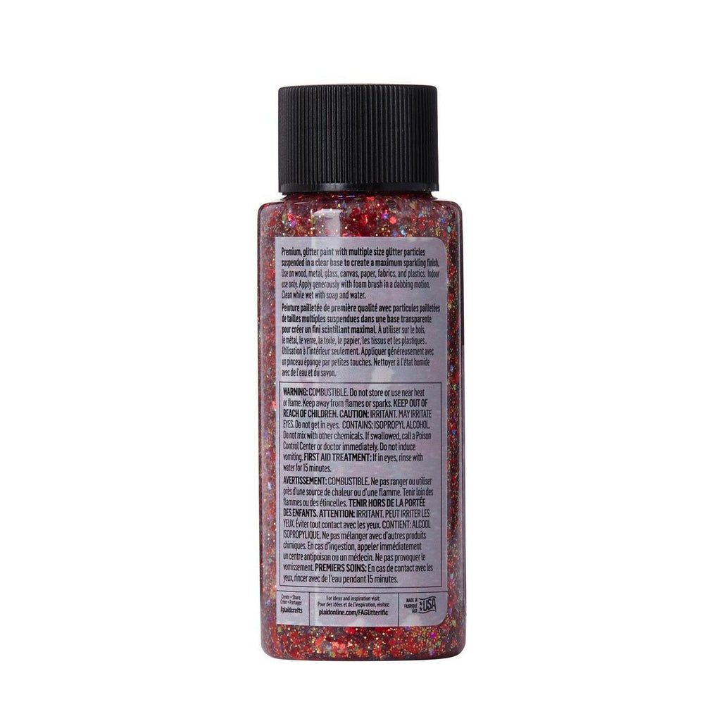 Folkart • glitterific colors red 59ml