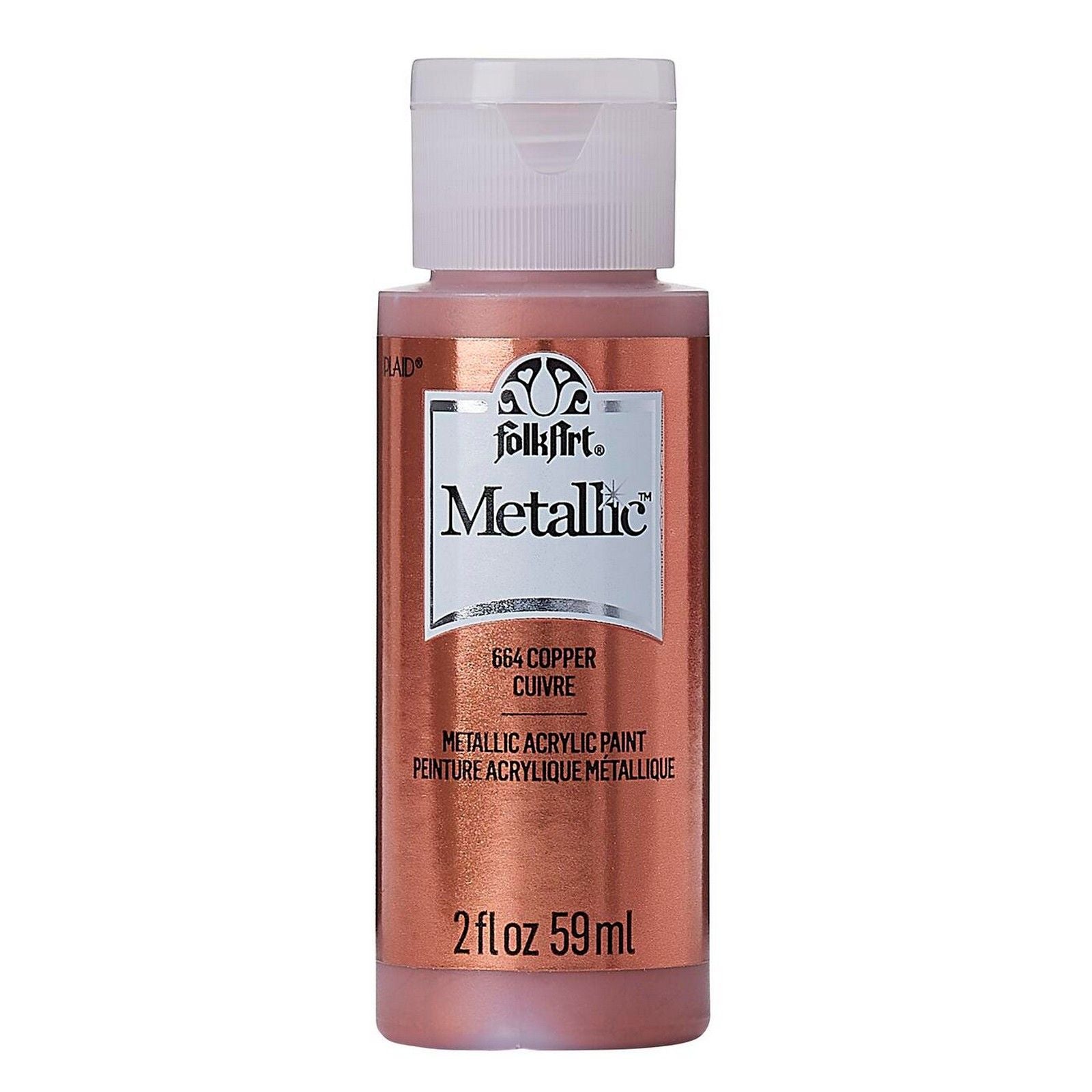Folkart • metallic acrylic paint copper 59ml