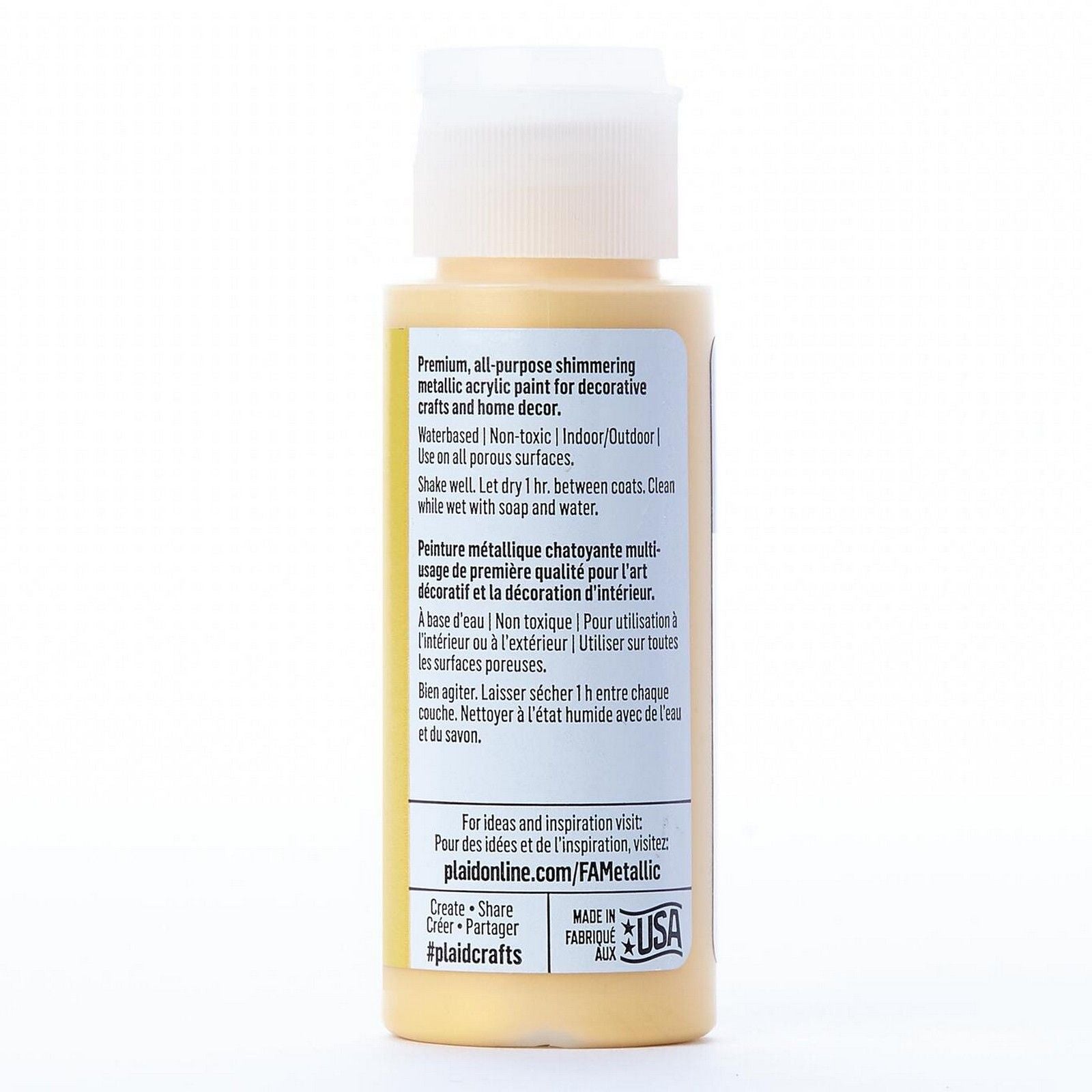 Folkart • metallic acrylic paint inca gold 59ml
