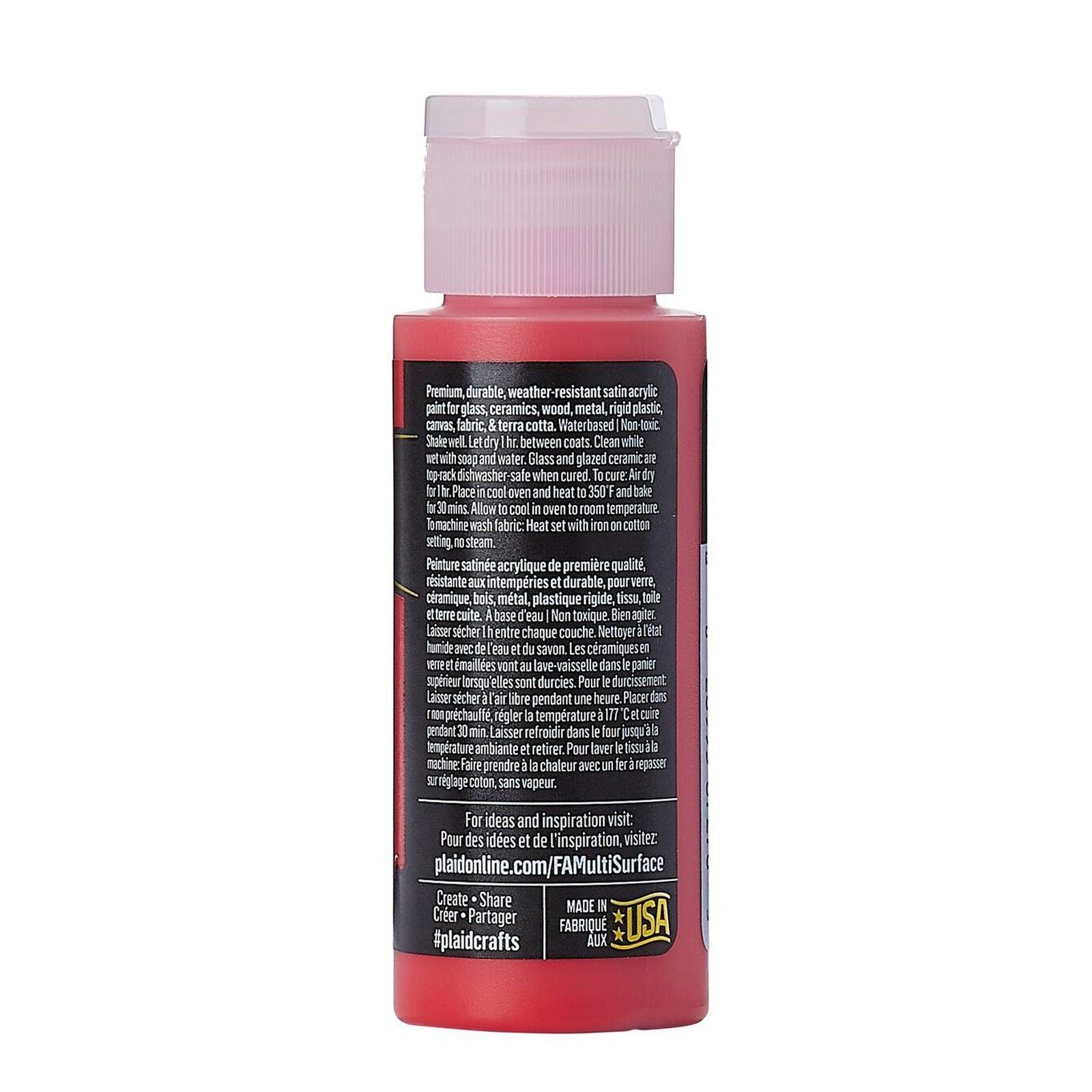 Folkart • multi-surface satin lipstick red 59ml