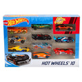 Mattel hot wheels diecast 10 pack assorti