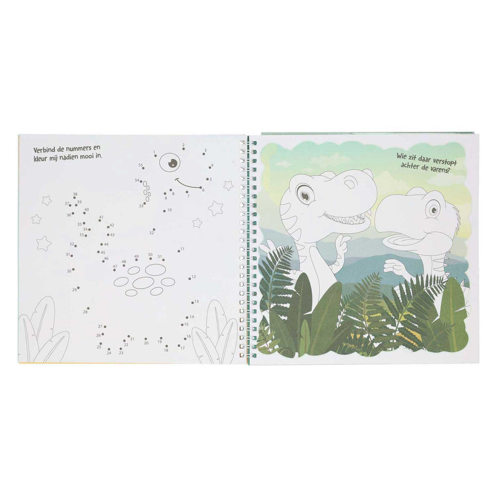 Mondikaarten sticker- en sjablonenboek ik hou van dino's