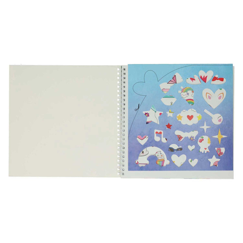 Mondikaarten Sticker- und Schablonenbuch Ich liebe Tiere