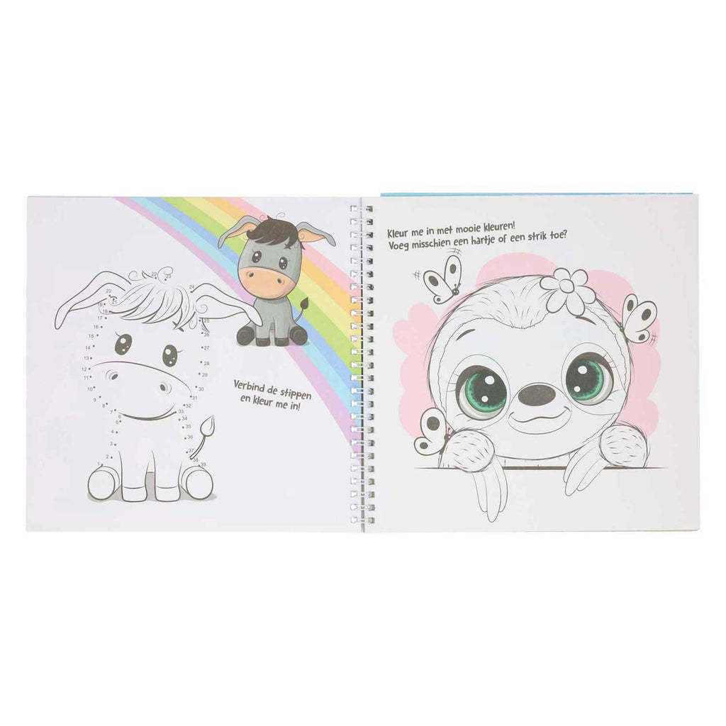 Mondikaarten Sticker- und Schablonenbuch Ich liebe Tiere