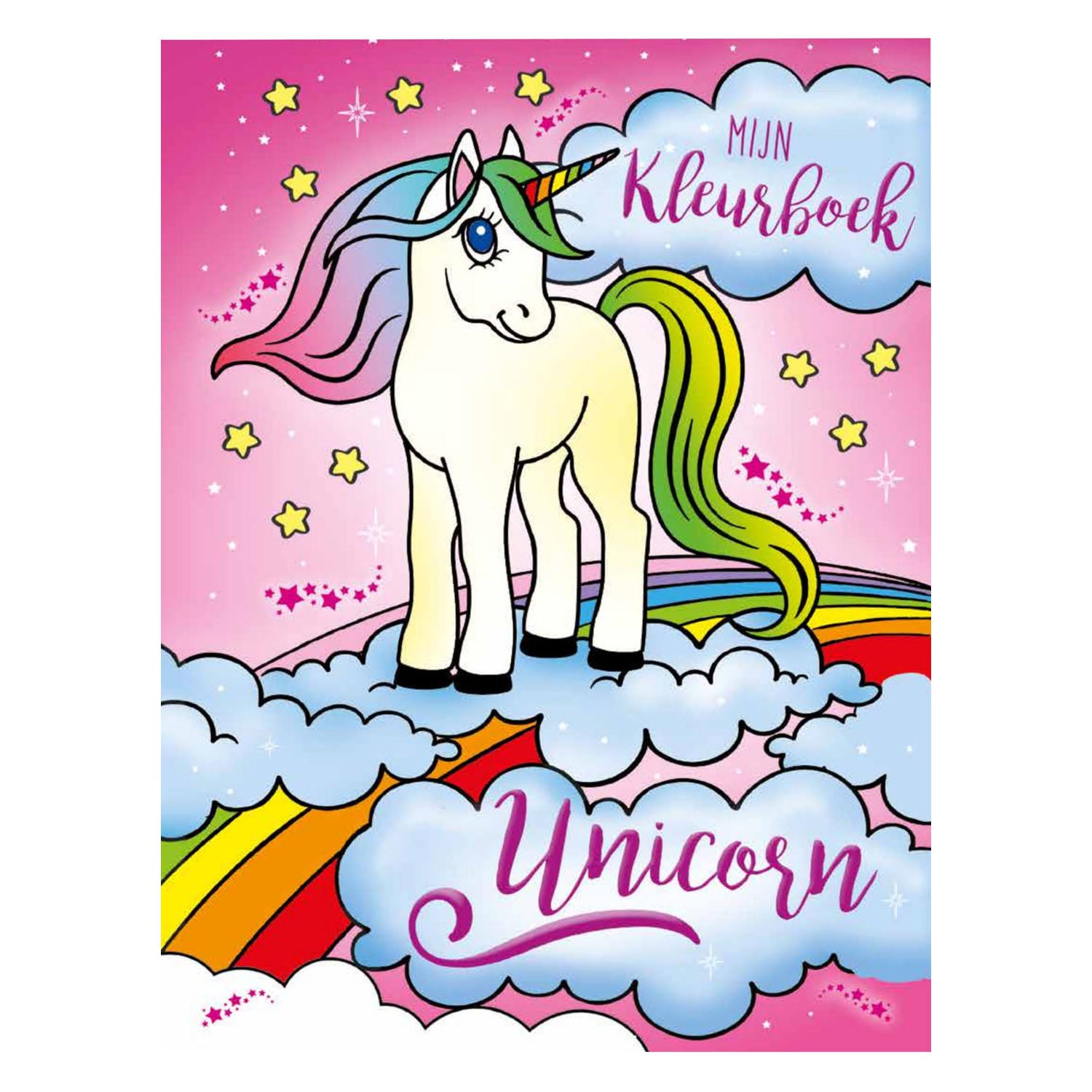 Cuberdon books unicorn kleurboek 96 pagina's