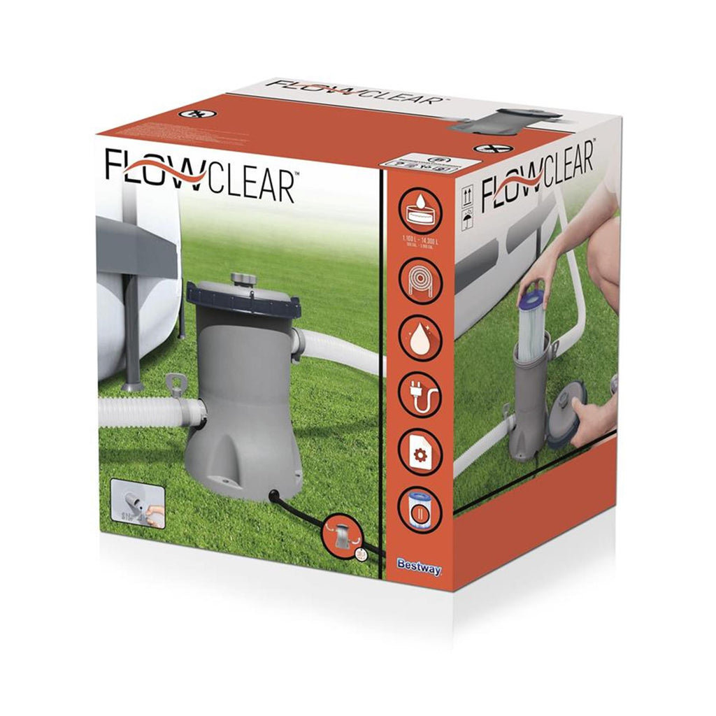 Bestway Flowclear Kartuschenfilterpumpe 2,0 m³/h