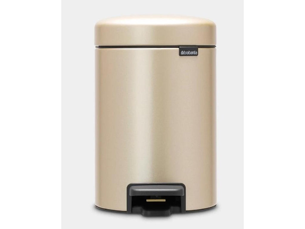 Brabantia pedaalemmer newicon 3l metalic gold