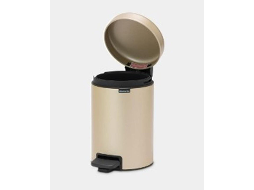 Brabantia pedaalemmer newicon 3l metalic gold