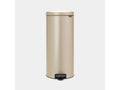 Brabantia pedaalemmer 30l metallic gold