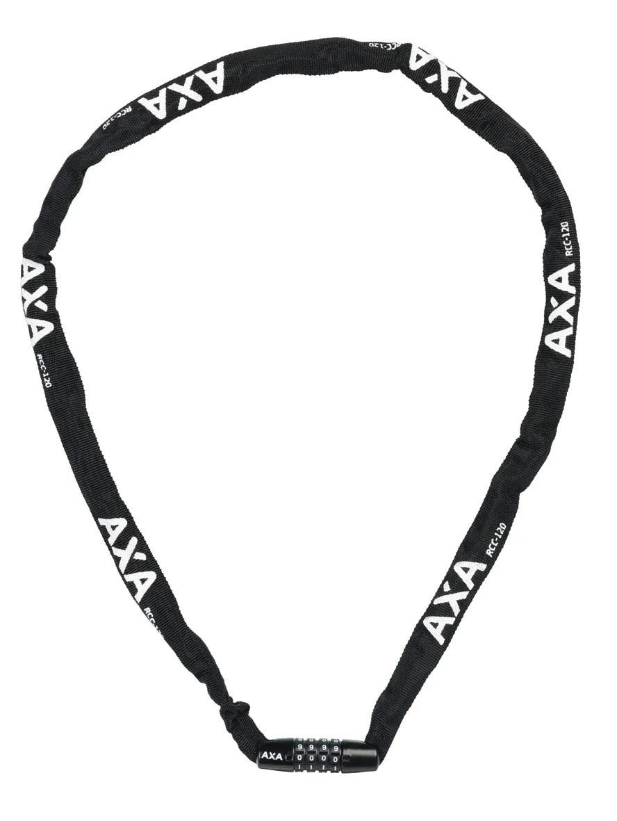 Axa Lock Kettenschloss, starr, 120 cm, schwarz (Karte)